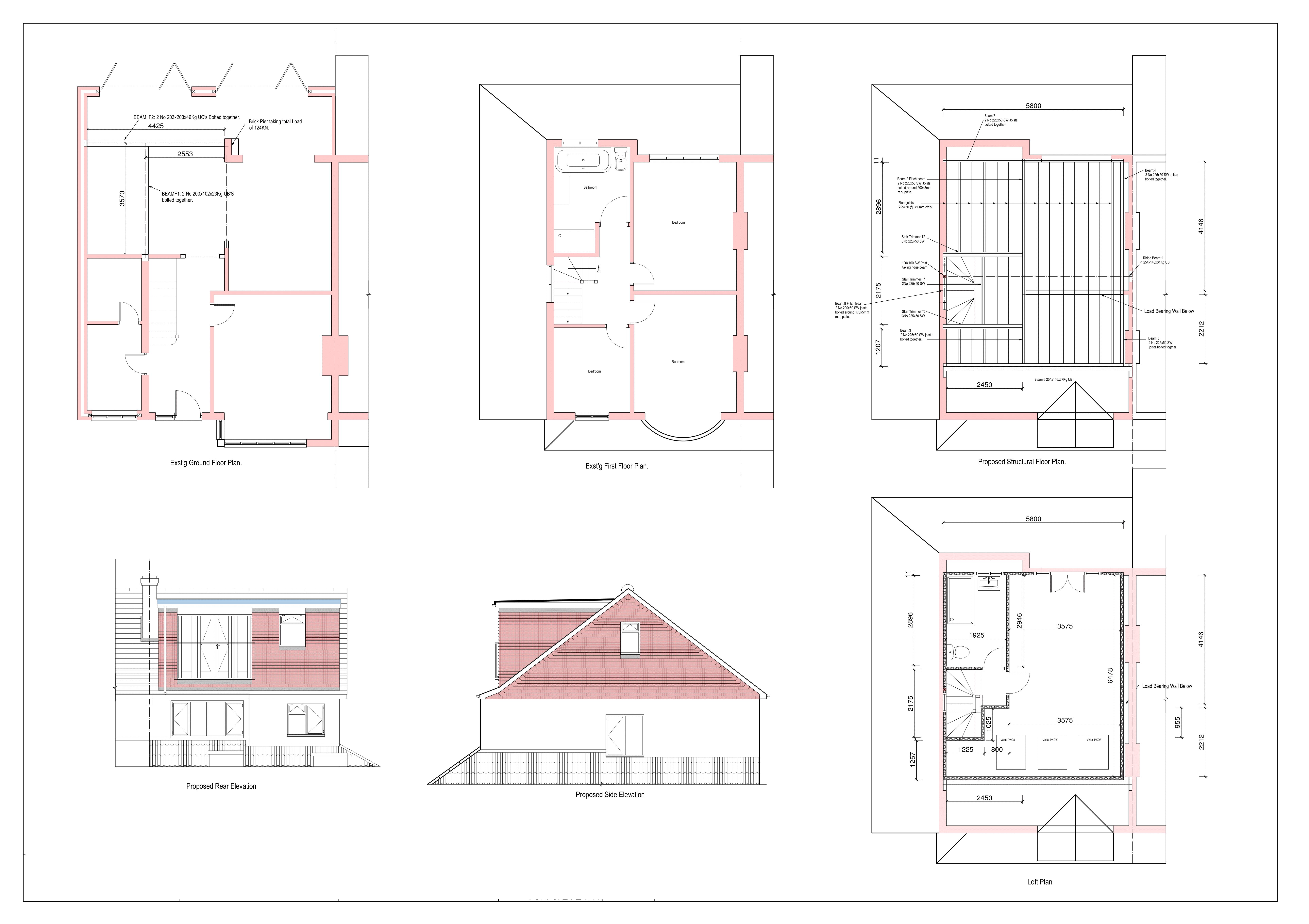 8 EAST DRIVE LOFT Drwg A Anonymised 1