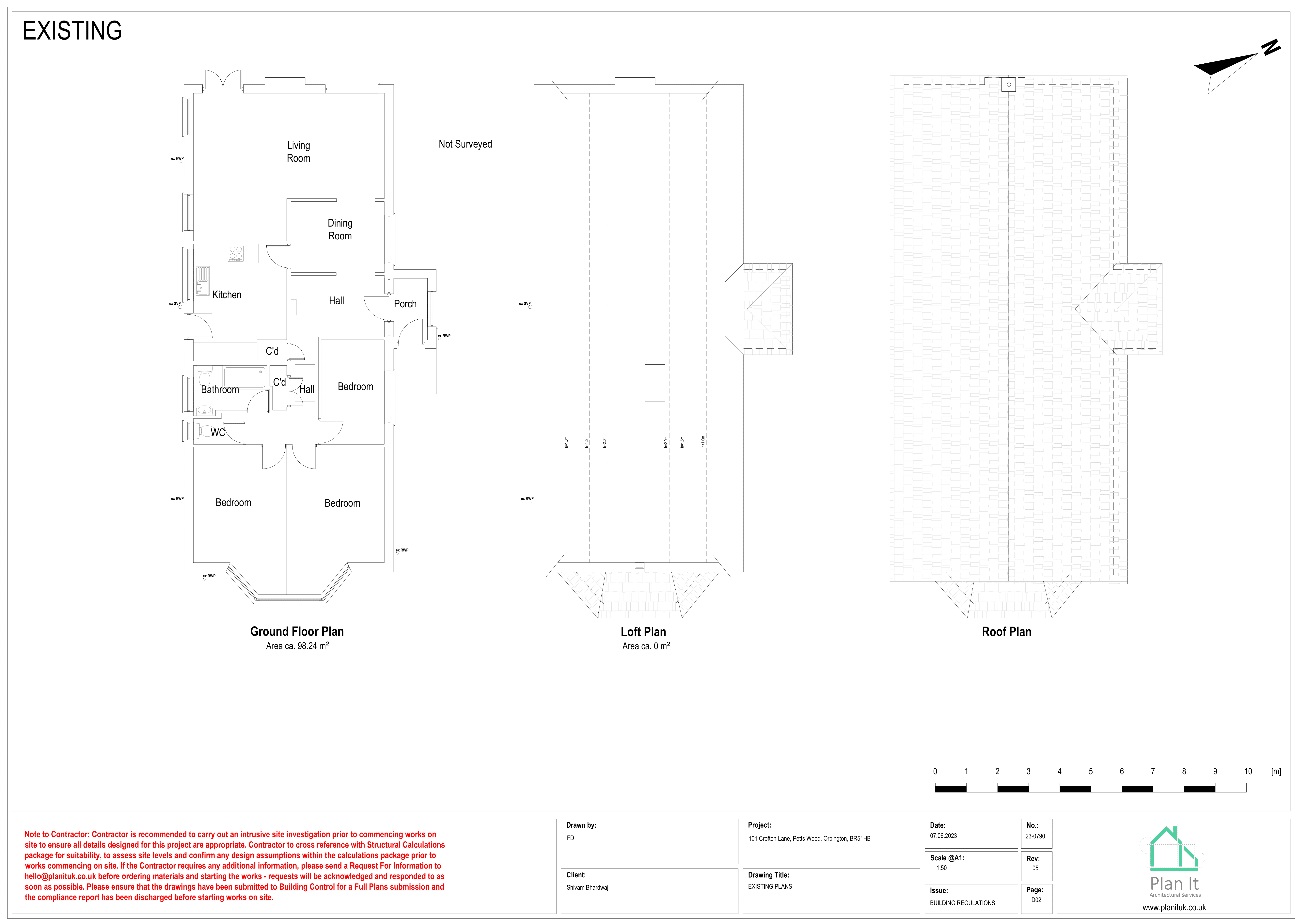 101 Crofton Lane Building Regulations Drawings 07.06.2023 2