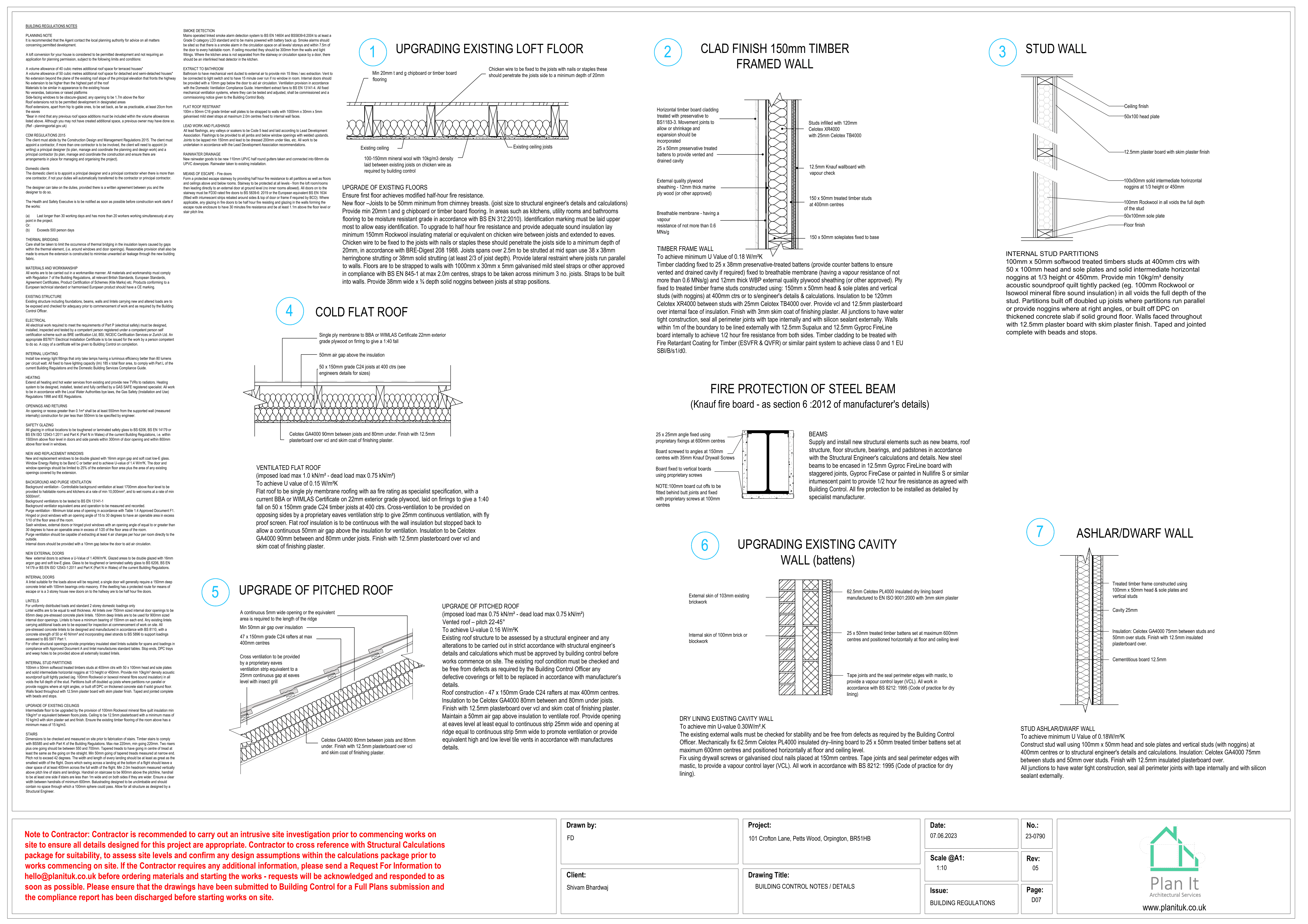 101 Crofton Lane Building Regulations Drawings 07.06.2023 7